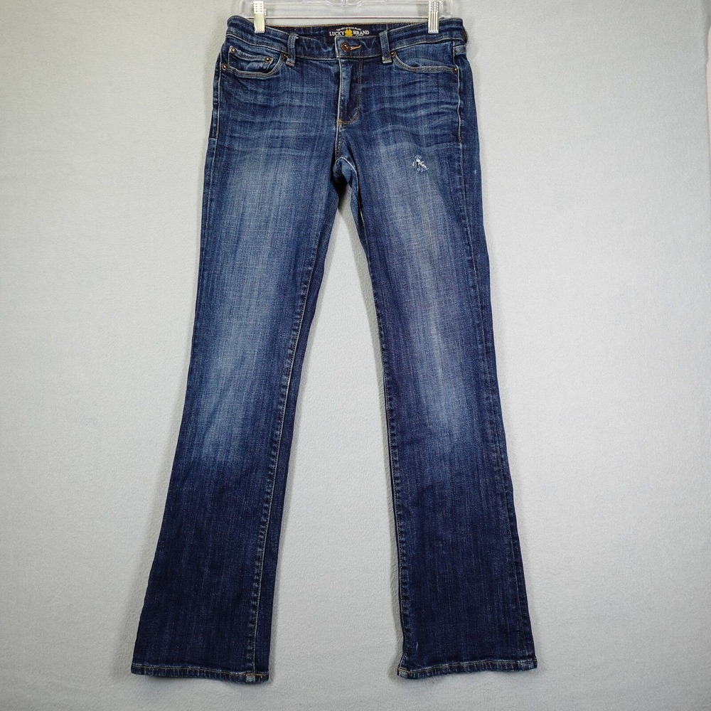 Lucky Brand Jeans Womens 4/27 Blue Sweet N Low Bootcut Denim Casual Classic